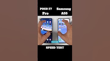 POCO F7 Pro vs Samsung A55 – Ultimate Speed Test! ⚡ Who Wins? 😱 #SpeedTest #POCOF7Pro #SamsungA55"