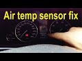 How to fix the air temperature sensor on a Mercedes (W203)