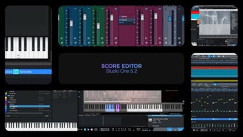 Studio One 5.2: Score Editor