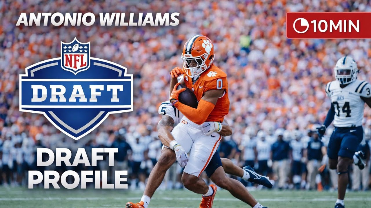 Antonio Williams 2026 NFL Draft Profile in 10 Minutes