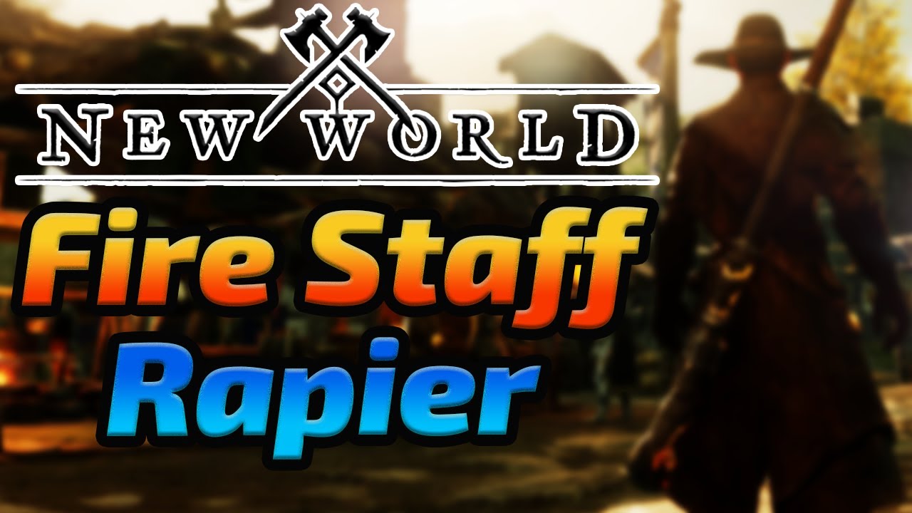 The BEST Open World PVP Build in New World Fire Staff & Rapier!! BIG