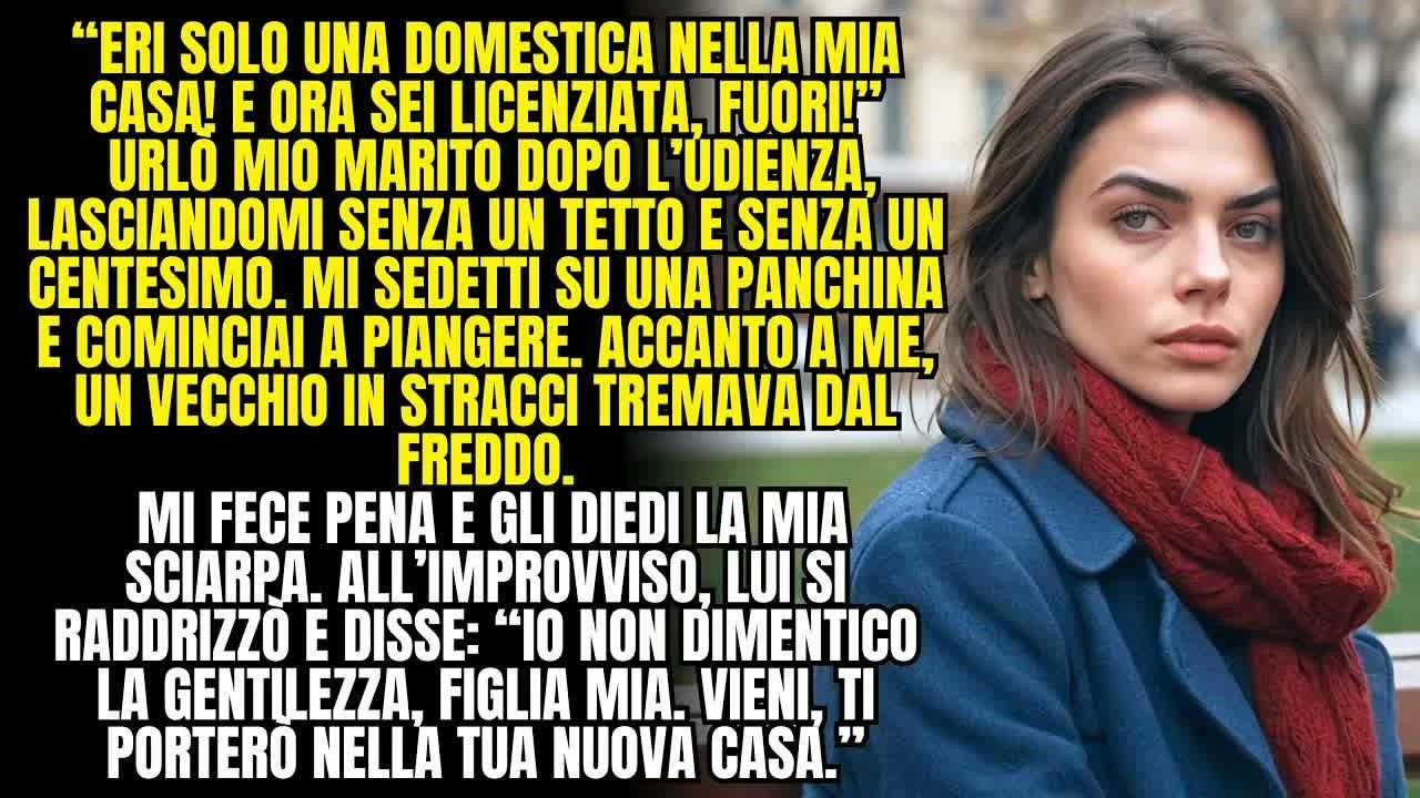 Mio marito MI HA CACCA da casa  Per strada, un vecchio sussurrò： VIENI, TI MOSTRO la tua nuova c