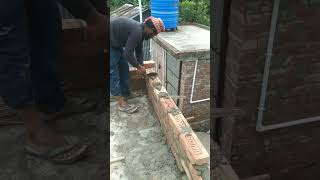 5inc brick work| #mistri #construction #house #home #building #working #work #hardwork #shorts