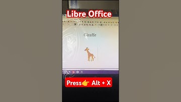 Libre Office Writer 🦒 #libreoffice #libreofficewriter #msword #computer