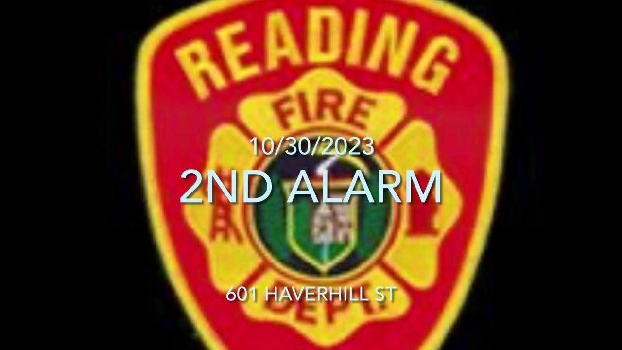10/30/2023 2nd alarm Reading Ma, 601 Haverhill St fireground audio