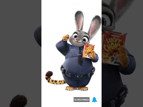 Judy Hopps + Benjamin Clawhauser (zootopia) =🤣👀 #shorts