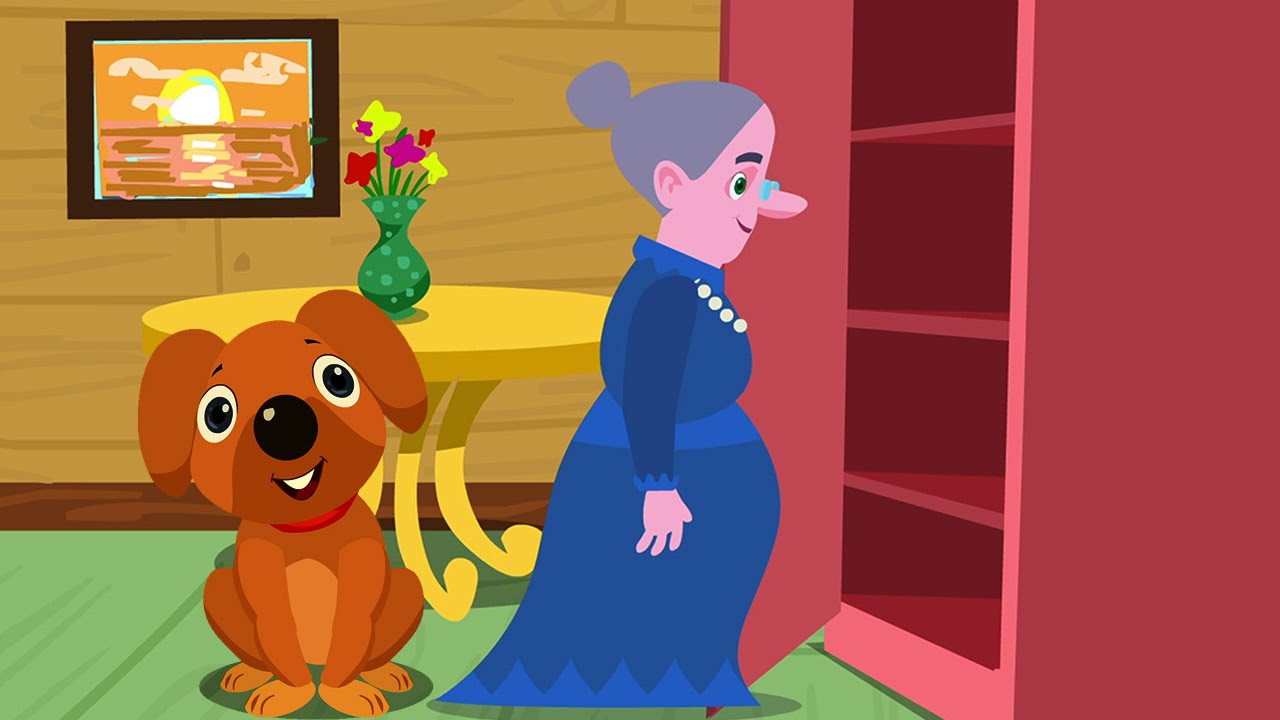 Old Mother Hubbard Nursery Rhyme - YouTube