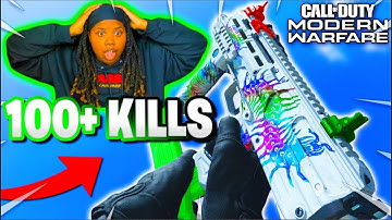 NEW NO RECOIL MP7 CLASS SETUP DROPS OVER 100 KILLS!  (COD MW BEST MP7 CLASS SETUP after UPDATE 1.18)