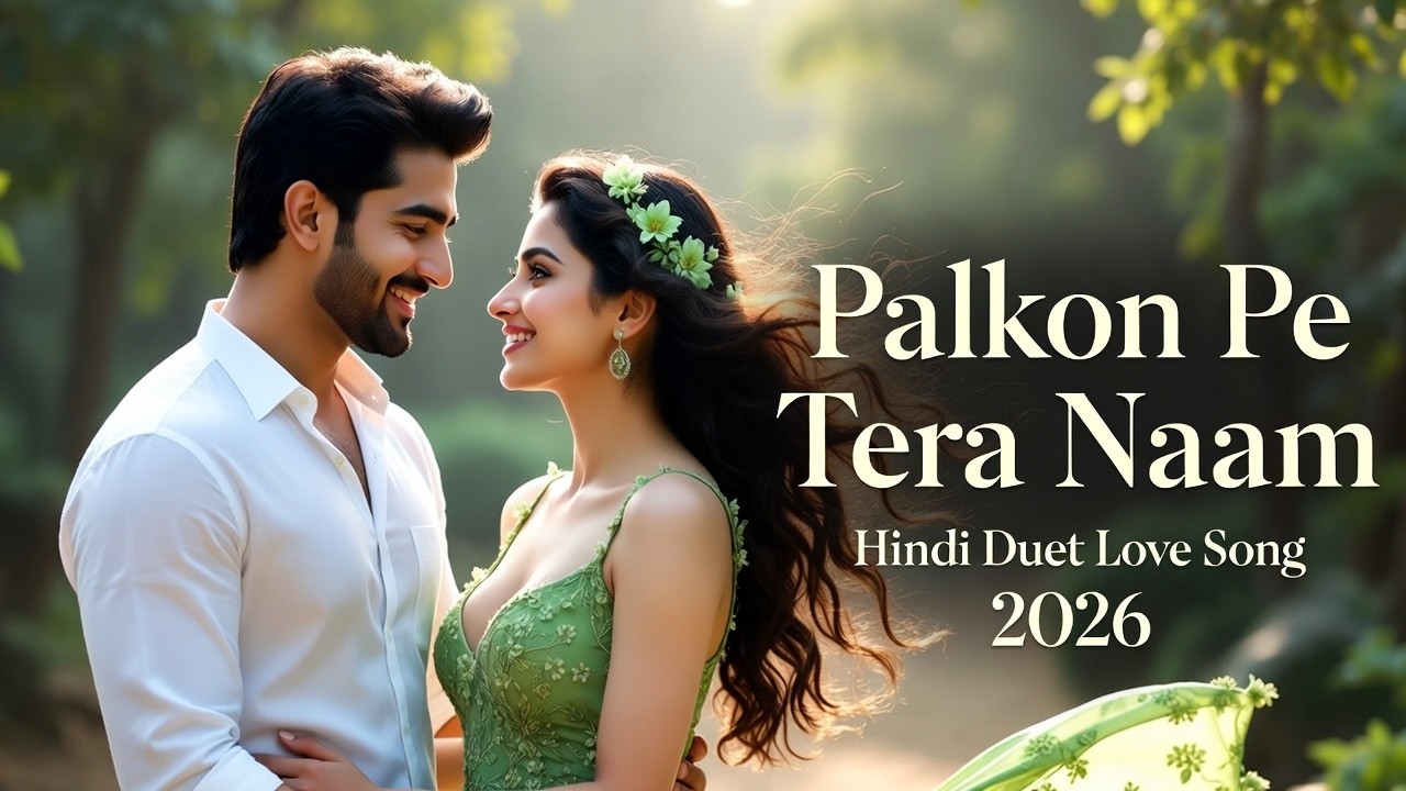 Palkon Pe Tera Naam | Cute Romantic Love Song 2026 | Hindi Duet Love Song | Official Audio