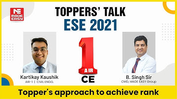 ESE/IES 2021| Toppers
