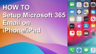 How To Add Microsoft 365 Email to iPhone / iPad (2023) screenshot 3