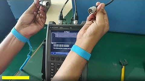 Quickcal in Keysight FieldFox Handheld VNA Vector Network Analyzer | Calibration Setup and Settings