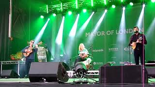 Sharon Shannon And Band Performing Courtin' in the Kitchen At The London St Patricks Sunday 12/03/23