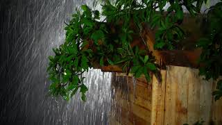 DEEP SLEEP HYPNOSIS With Heavy Rain On Wooden Roof & Soft Thunder Sounds - Relax, Sleep, Focus, Heal
