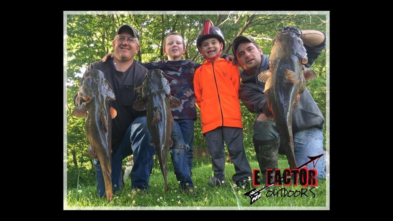 Bank Pole Fishing for Catfish with Kids YouTube