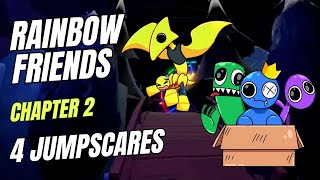 Rainbow Friends Chapter 2 All Jumpscares  Rainbow Friends Chapter 2 All  New Monsters Jumpscares - BiliBili