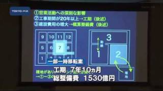 築地市場移転反対派　現在地再整備案を発表