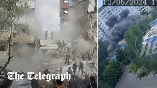 'Ukrainian missile' strikes Russian apartment building in Belgorod