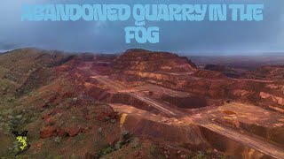 Abandoned Quarry in the fog | 4k drone film