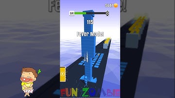 FunZombie | Stack Colors Level 64 Gameplay Walkthrough (Android & iOS)