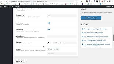 jet engine custom content types. & front-end post submission