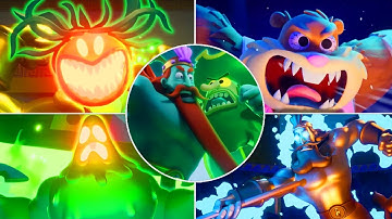 SpongeBob SquarePants Titans Of The Tide All Bosses ( All Boss Battles )