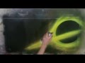 How to Spray Paint Art Gargantua Interstellar