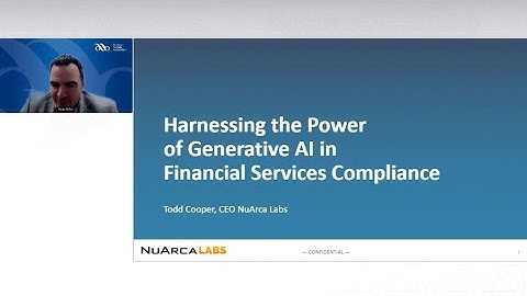 Harnessing the Power of Generative AI in Financial Services Compliance