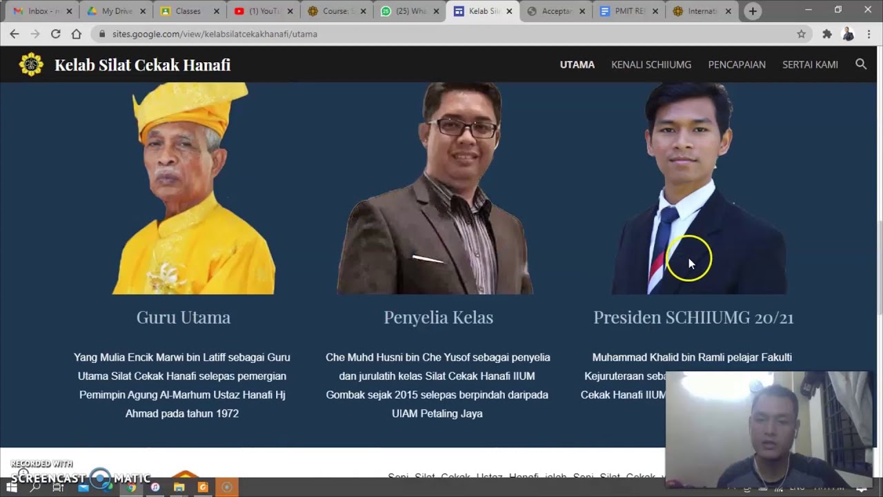 PMIT presentation SCHIIUMG webpage