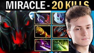 Shadow Fiend Dota Gameplay Miracle with 20 Kills and Butterfly