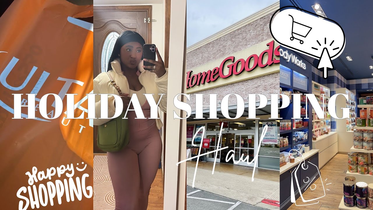 HOLIDAY SHOPPING HAUL 🫧 12 days of Christmas (day 3) 