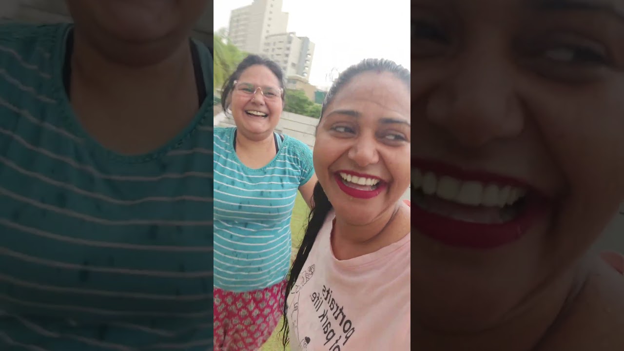 Aaj to outdoor Yoga session mei Ole gire🤩  #yogainrain
