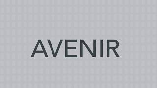Type in Motion- Avenir