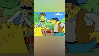 Bart threw a cherry bomb into the toilet and actually sent the principal&#39;s mother flying #simpsons