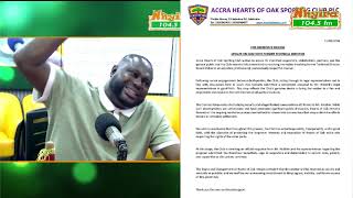 HEARTS OF OAK DEBT CASE with Renne: Hearts in Hot Seat! Ayala & Fiifi Expose What’s Really Going On🔥