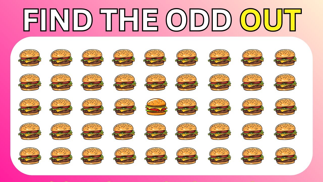 Spot the Difference Emoji Quiz – 30 Levels#FindTheOddOneOut#BrainTeaser#puzzlegame