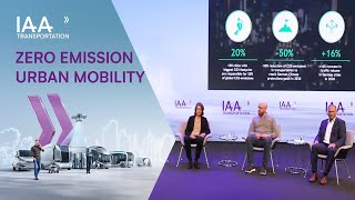 Discussion about the Road towards Zero Emission Urban Mobility (BCG) | IAA TRANSPORTATION 2022 Discussion About Diversification In The Fuel Sector Iaa Transportation 2022