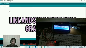 Rangkaian sederhana sensor suhu DHT11 ditampilkan di LCD I2C