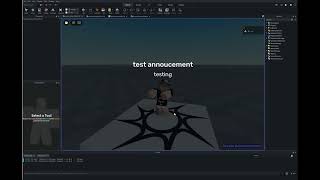 Roblox Announcement System | Admin Broadcast UI