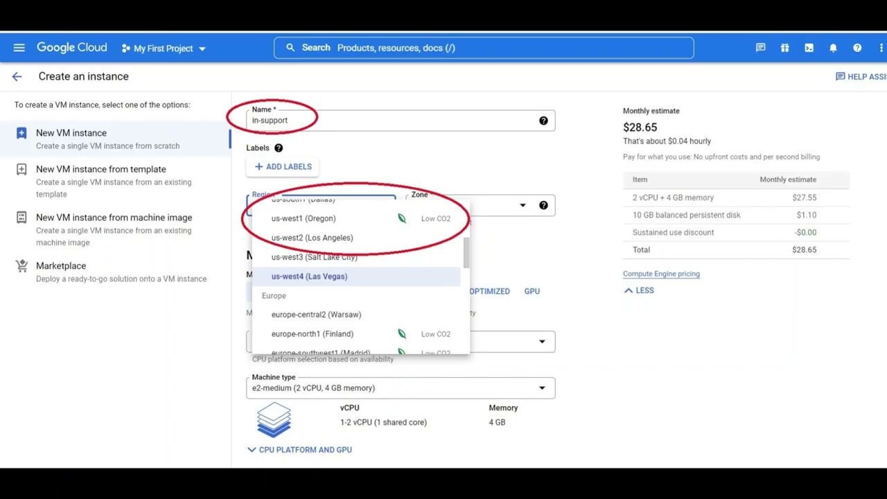 How To Create Instance In Google Cloud Platform