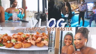 vlog:Easter weekend, Brunch date, bowling, outing with friends, etc #eastervlog #easter #roadto1k