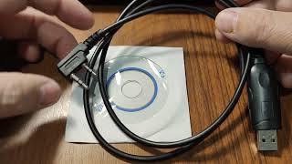 Универсальный USB кабель и CD диск программирования прошивки рации Baofeng, Kenwood, Motorola и др.