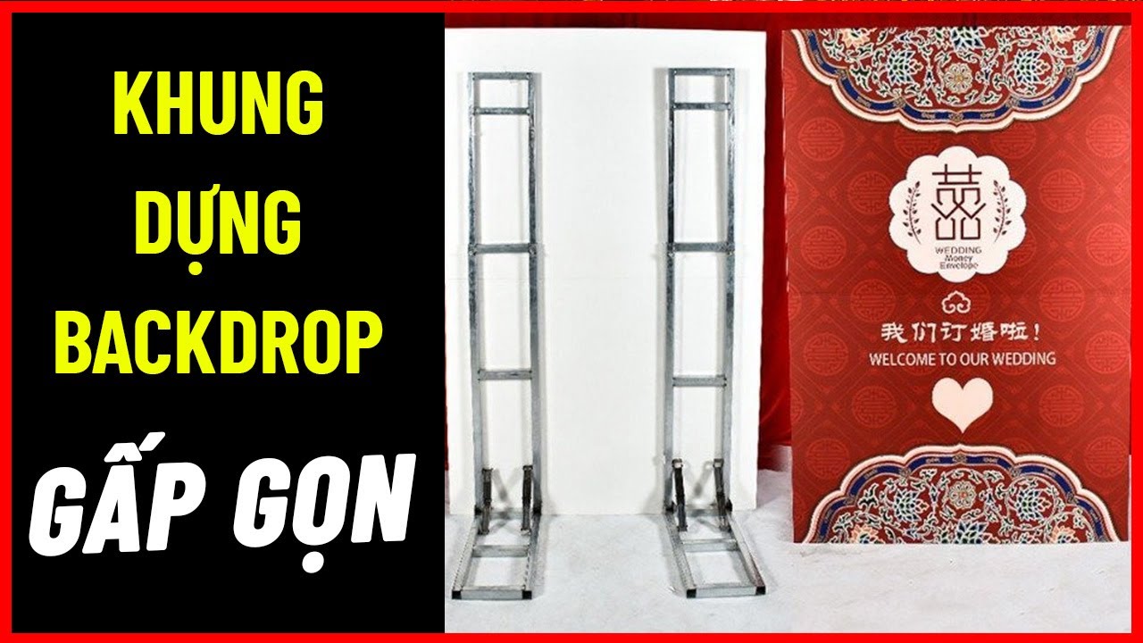 Khung dựng backdrop - khung dựng poster trang trí sân khấu đám cưới ...