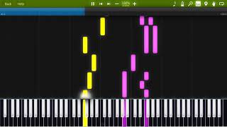 J.S. Bach - Sinfonia No. 4 in D minor (BWV 790) [Synthesia Tutorial]