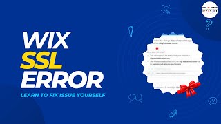 How to fix SSL error on a WIX Website
