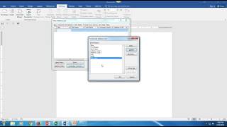 Word Ch 8, Project 1a