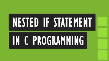 Nested if statement in C