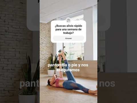 ¿Quieres aliviar tus piernas tras el trabajo? ¡Sólo necesitas un minuto! #alivioparaoficina #ciatica