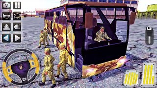 Army Bus Driver US Soldier Transport Duty 2021 - Offroad Bus Driving - Best Android Gameplay #5 screenshot 2