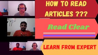 How to read articles | Tips to read articles | Developer Computer